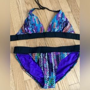 MUDD- multi-colored bikini set